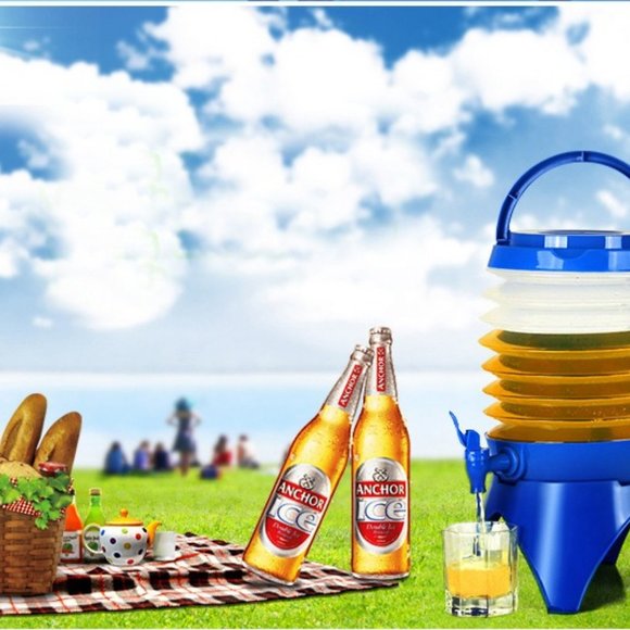 Multifunctional Camping Expandable Storage Bucket Vehicle mounted Portable Beer - Picture 11 of 12